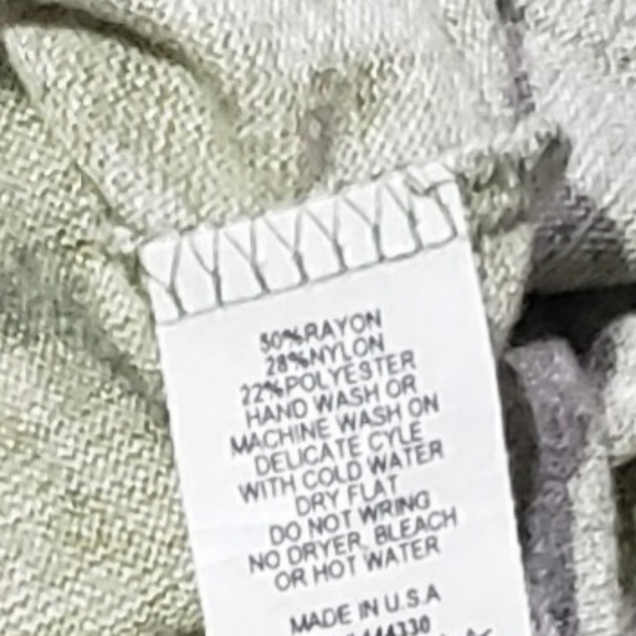 First Love Leopard Sleeve Twisted Hem Top - Size Medium - Picture 5 of 5